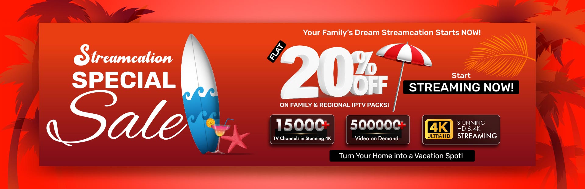 Streamcation Special Sale