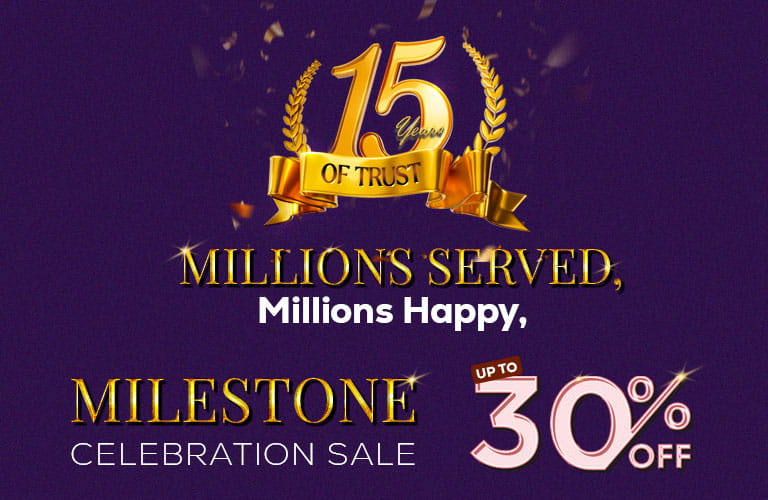 Milestone Celebration Sale